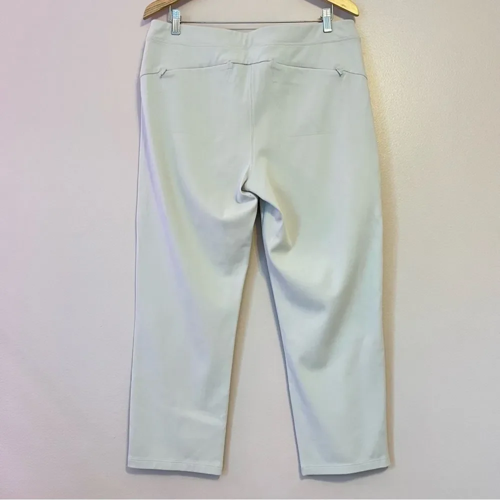 Athleta Headlands Hybrid Pant Birch Gray Sz 16 Stretch Hiking Outdoor Gorpcore - Picture 6 of 12